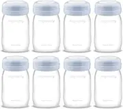 Maymom Wide Neck Breastmilk Collection n Storage Bottle 5.4 oz; Re-markable SureSeal Disc. Compatible with Spectra S2 Spectra S1 Spectra 9 Plus.