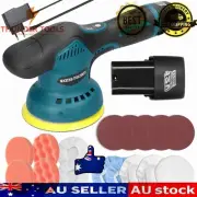 Thunder Tools Cordless 125MM 1250W Electric Car Polisher 8 Gears Digital Display