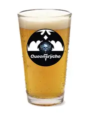 Queensryche - Rock and Roll - 16oz Pint Beer Glass Barware Seltzer Cocktail 101
