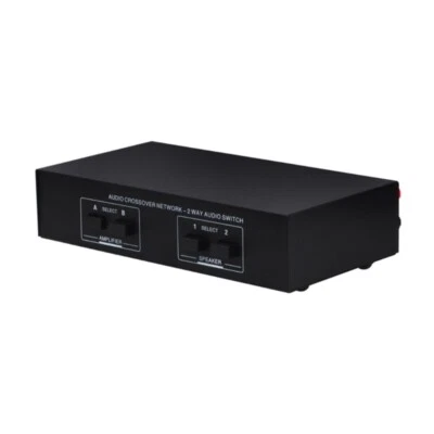 2 in 2 out Stereo Speaker Selector Amplifier Selector Selective Switcher