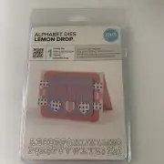 We R Memory Keepers Cutting Die ALPHABET DIES LEMON DROP Emboss Crafting