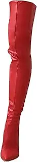 [ａ aternee] Fashion Thigh High Boots Waterproof Outdoor Activities Comfortable Footwear High Boots Over The Knee Boots Women high Heel for Wedding