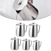 Create Rich and Velvety Foam with Stainless Steel Milk Frothing Pitcher