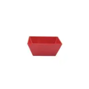 SALE Melamine Square Bowl Red 240x100mm Ryner Plastic Serving Soup Bowls