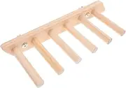 Wooden Cat Climbing Frame 6-Step Wall-Mounted Scratching Post for Cats