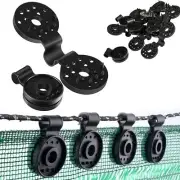 100x Shade Cloth Plastic Clips Garden Netting Fixing Clamps Heavy Duty Lock Grip