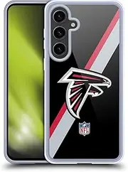 Head Case Designs Officially Licensed NFL Stripes Atlanta Falcons Logo Soft Gel Case Compatible with Samsung Galaxy S24+ 5G