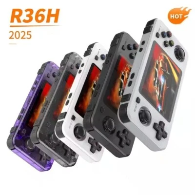 R36H Handheld Game Console 3.5-inch IPS Screen Retro Gameboy