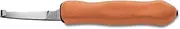 F. DICK Expert Grip 2K 2487 Hoof Knife (Left-Long, Narrow, Extra Sharp Scalpel Grinding, 2K Plastic Handle Orange) 62487800