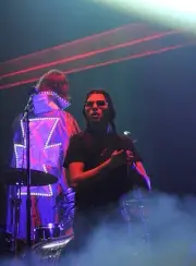 Musicians Thomas Turner Aaron Behrens of Ghostland Observatory per- Old Photo 5