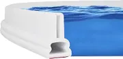 Shower Water Dam Threshold, 4cm Height Bendable Flexible Bath Shower Barrier, Self Adhesive Bathroom Water Stopper for Dry and Wet Separation (1.7M)