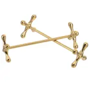 2 Pcs Desktop Decorative Fork Rest Chopstick Stand Kitchen Utensils Rack