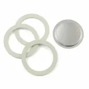 Bialetti gasket and filter for espresso maker 12 cups spare part Ø 65 mm