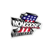 Mongoose - Mid school - Designed in SO Cal - Seat tube decal - old school bmx