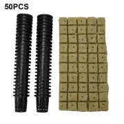 50 Sets Cubes With Net Pots High Quality For Hydroponics Aquaponics Growing