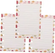 TEHAUX 2sets Loose-leaf Papers Grid Lined Dotted for Notebook Planner Organization 3pcs*2