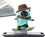 Skater Bear Car Dashboard Decoration,Funny Skater Bear Car Interior Decoration Dashboard Ornament - Cartoon Swing Bear Skateboard Doll, Cute Skateboard Bear for Car Dashboard