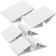 WHAMVOX Secure Your Fencing 4pcs Triangle Fence Support Feet Plastic Baby Gate Reinforcement Easy to Install