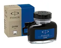 在飛比找PChome24h購物優惠-PARKER派克 瓶裝墨水(57ml) 黑/藍/深藍/淺藍可