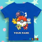 POKEMON GO T 恤兒童上衣動畫 POKEMON GO T 恤兒童衣服卡通 POKEMON BALL 最新免費名