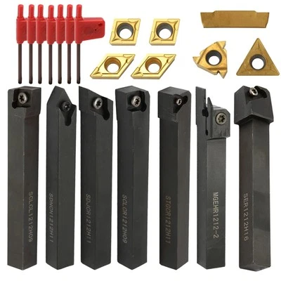 8mm 10mm 12mm 16mm Shank Lathe Turning Tool Holder Boring Bar Lathe Tool Cutter