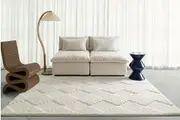 Ilora Ivory Checkered Rug