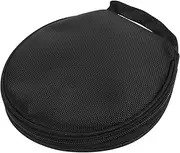 Cabilock Small Round CD Storage Bag Capacity Disc Holder Case for DVDs and Oxford Organizer for Car Home Travel Compact and Space Saving