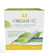ORGANYC Cotton Tampons 100% Certified Plant Based Eco Applicator Light Flow 16TP
