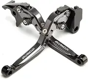 MTCRIGHTER for Royal Enfield Himalayan 450 Guerrilla 450 2024 2025 Retractable Foldable Brake Lever Clutch Lever, CNC Aluminum Alloy Made (Titanium)