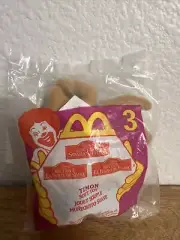 TIMON THE LION KING SOFT PLUSH MCDONALDS HAPPY MEAL TOY (NEW SEALED)