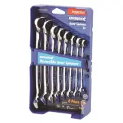 KINCROME 8 PIECE COMBINATION GEAR SPANNER SET - IMPERIAL REVERSIBLE K3018