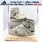 Jeremy Scott × adidas originals Forum High Wings 1.0 Money Q46154 Men's Size