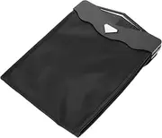 Alipis Smart LED Car Trash Can Hanging Garbage Bag for Passenger Side Stylish Artificial Leather Storage Pocket for Traveling Offices and Back Seat Use Portable Auto