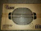 NuWave Cast Iron Grill Precision Induction Cooktop Cookware w Drip Tray 31104