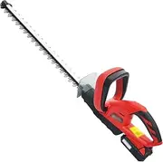 Shear Shrubber Trimmer Lithium Battery Rechargeable Park Hedge Trimmer, Electric Weeding Garden Trimmer, Cutting Diameter 15mm/Speed 1500RPM, 20.1inches Blade (Color : Red, Size : 86cm)