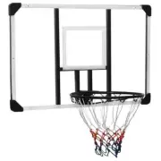 NNEVL Basketball Backboard Transparent 106x69x3 cm Polycarbonate
