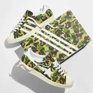 adidas SUPERSTAR 80s BAPE 綠迷彩 迷彩 貝殼頭 金標 聯名 GZ8981