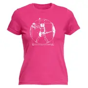 Leonardo Guitar Music White - Funny Novelty Womens T-Shirt T Shirt Tshirt