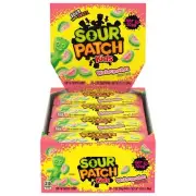 SOUR PATCH KIDS Watermelon Soft Chewy Candy 24 Pack 2 Oz Bags Sour Gummy Treat