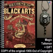 Antique Book Witchcraft Black Magic Occult Sorcery Satanic Esoteric Manuscript 1