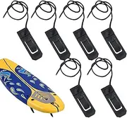Surfboard Fin Buckle, Surfboard Fin Fastener, Surfing Gear Fin Bracket | 6 Piece Gear Fin Bracket Removable Buckle Paddleboard Cliptail Clip for Longboard Surfboard