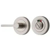 Accessibility Privacy Turn with Indicator Round Satin Nickel