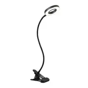 7W Led Usb Dimmable Clip On Work Reading Light Eye-Care Desk Table Lamp