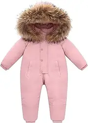 [Jueshanzj] Children's down one-piece suit men and women down ski suit one-piece suit 1-6 years old thickened