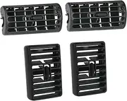 omoZone 4Pcs Dashboard Air Duct Vent AC Heater Louver Outlet Grille Compatible with 1997-2006 Jeep Wrangler TJ 1997-2001 Cherokee Replaces 5FS10DX9 5DP55TAZ 5FS10LAZAB