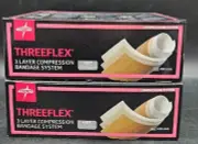 Lot of 2 MEDLINE Threeflex 3 Layer Compression System #MSC4300 4" x 4yd each