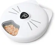 Catit PIXI Smart 6-Meal Feeder – Automatic and Customizable Feeding Schedule with App Support, White