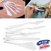 Plastic Shove for Knife Oil Spatula Artist Scraper Palette Painting Set
