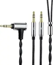 OKCSC WTB 3.5mm to Dual 3.5mm Jack Male Cable for AGPTEK HA1/FiiO K3/BTR5-B/BTR3K/Q3/M11-B,3.5mm Upgrade Replacement Cable for Hifiman Sundara/ANANDA-BTHE4XX/HE-400i/560/OneOdio Pro-10 (3.5mm Plug)