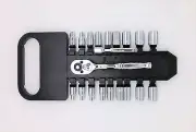 20 PC Drive 1/4" Socket Wrench Set - SAE & Metric - H11-002A